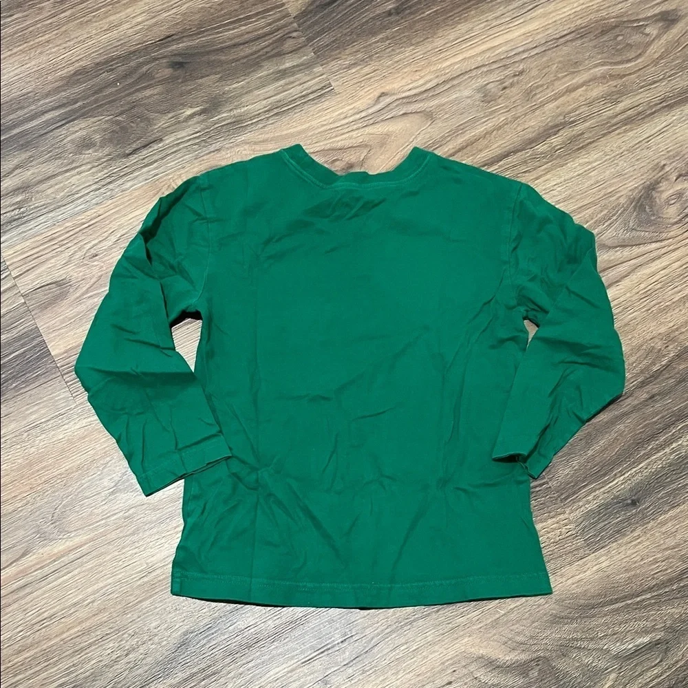 The Children's Place Green Long Sleeve 'Irish' Shirt with Shamrock Graphic